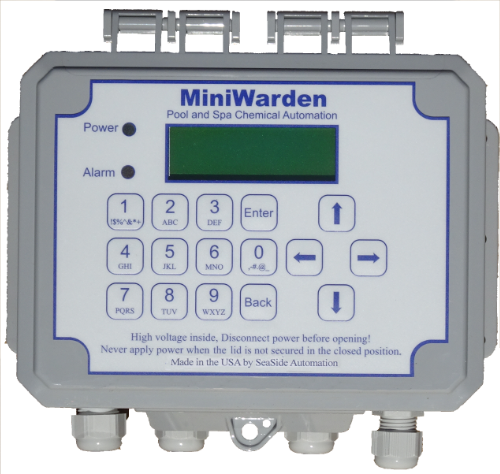 MiniWarden pool and spa chemical automation controller